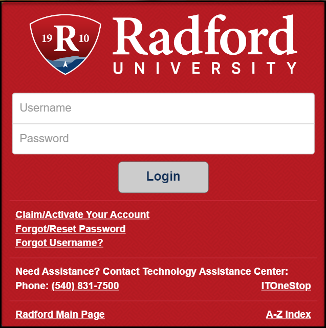 A screenshot of a login screenDescription automatically generated