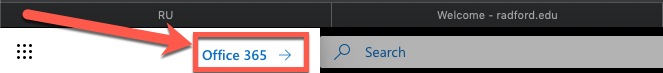 image of Office 365 link